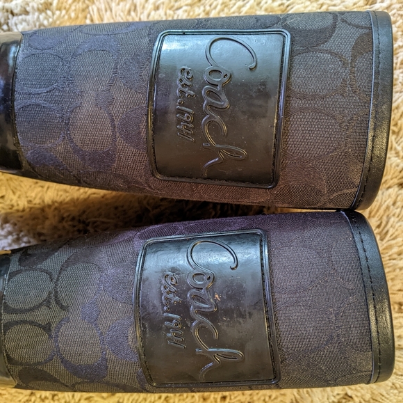 Coach Black Winter & Rain Boots - Picture 4 of 7